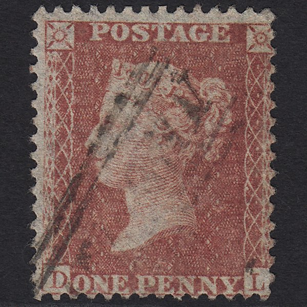GB QV 1857 1d Rose-red (Plate 59) SG40-C10(1) DL FU Scots Local Cancel