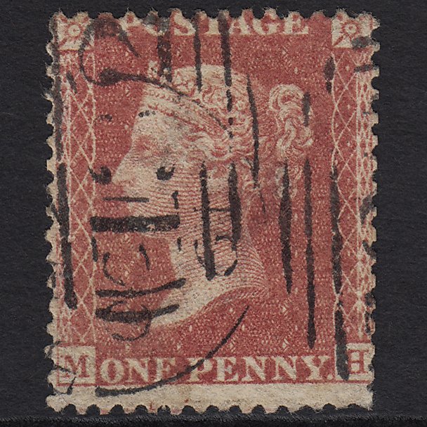 GB QV 1857 1d Rose-red (Plate 36) SG40-C10(1) MH GU Brighton 132