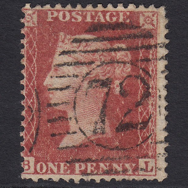 GB QV 1857 1d Rose-red (Plate 59) SG40-C10(1) BL GU London D&S 72