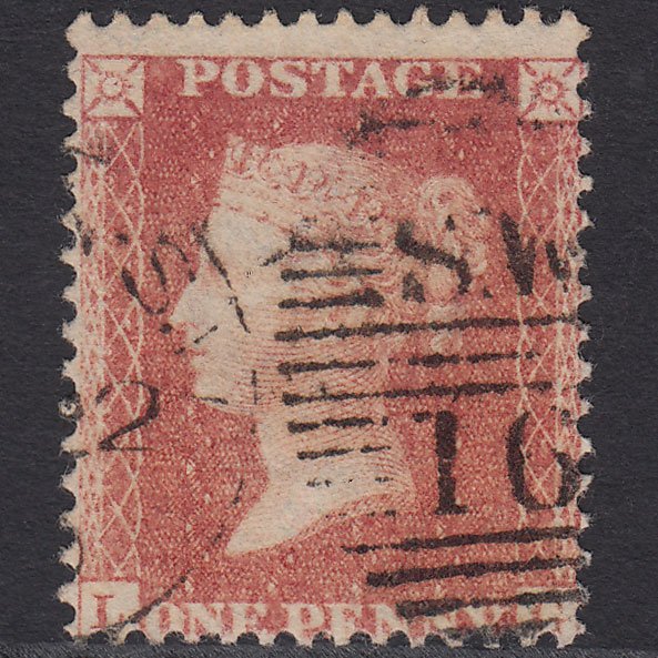GB QV 1857 1d (Plate 52) SG39-C10(3) LG FU London D&S SW16 Misperf