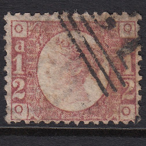 GB QV 1870 1/2d Rose (Plate 5) SG49-G4 QO GU Scotland