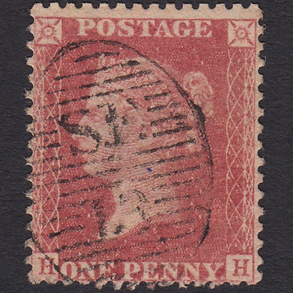 GB QV 1857 1d Rose-red (Plate 52) SG40-C10(1) HH GU London D&S SE13