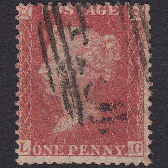 GB QV 1857 1d Rose-red (Plate 56) SG40-C10(1) LG GU