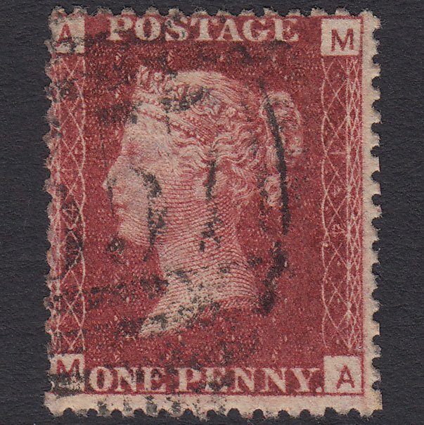GB QV 1864 1d Lake-red (Plate 144) SG44-G1(2) MA FU