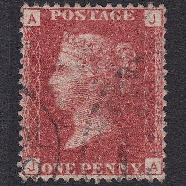 GB QV 1864 1d (Plate 120) SG44-G1(2) JA GU Light Cancel Perfect Centring
