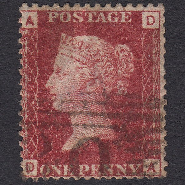 GB QV 1864 1d Lake-red (Plate 105) SG44-G1(2) DA GU Scotland