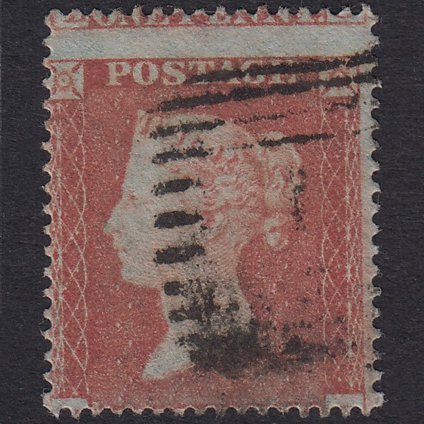 GB QV 1854 1d Red-Brown SG17-C1(1) ?? FU Scotland Misperf