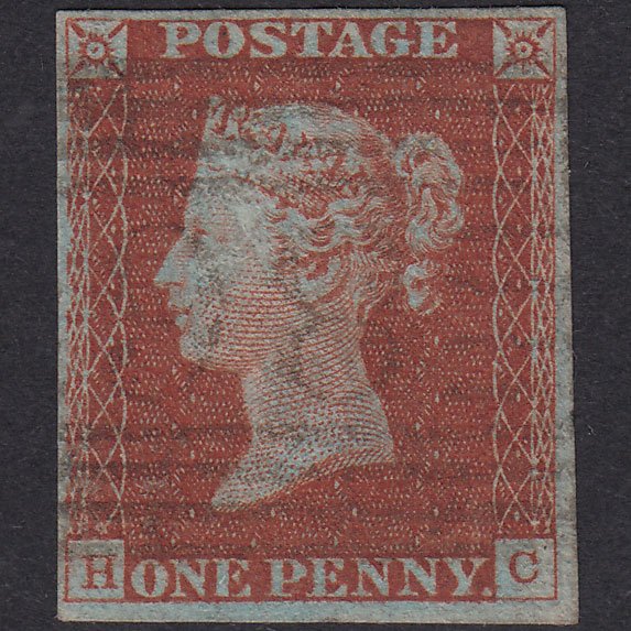GB QV 1841 1d Red-Brown Plate 40 SG8-B1(1) HC VFU Dalkeith 98