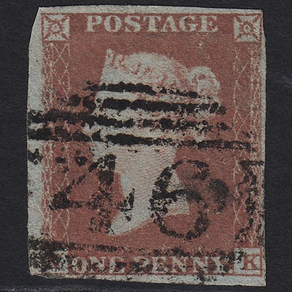 GB QV 1841 1d Red-brown (Plate 147) SG8-B2(1) NK FU Banbury 46 4M Imperf