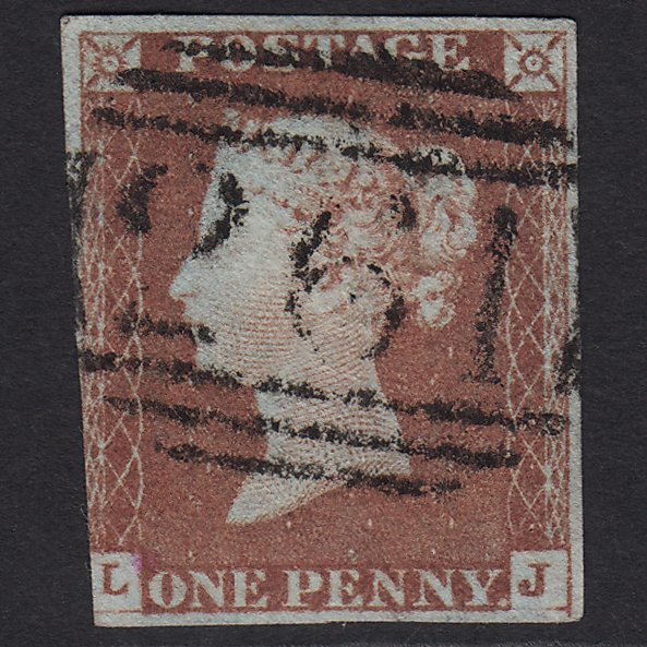 GB QV 1841 1d Red-brown (Plate 76) SG8-B1(1) LJ GU 3m Imperf Driffield 261
