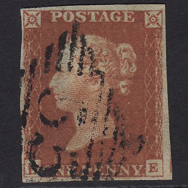 GB QV 1841 1d (Plate 51) SG10-B1(4) LE GU Ballyshannon 55 4M Imperf
