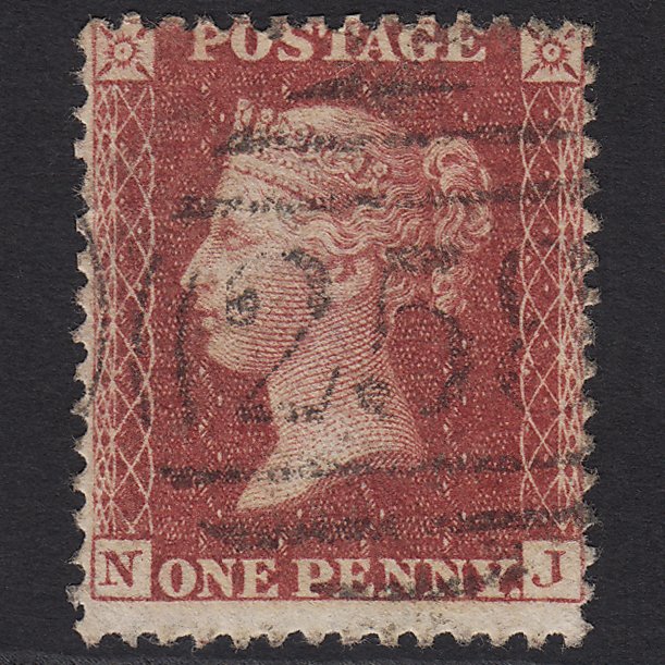 GB QV 1863 1d Rose-red (Plate 50) SG42-C12(1) NJ VFU Dover 258