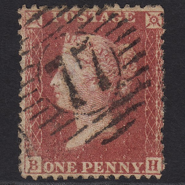 GB QV 1857 1d Rose-red (Plate 42) SG40-C10(1) BH FU London D&S 77