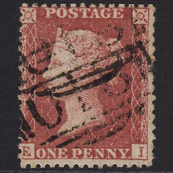 GB QV 1857 1d Rose-red (Plate 45) SG40-C10(1) EI FU