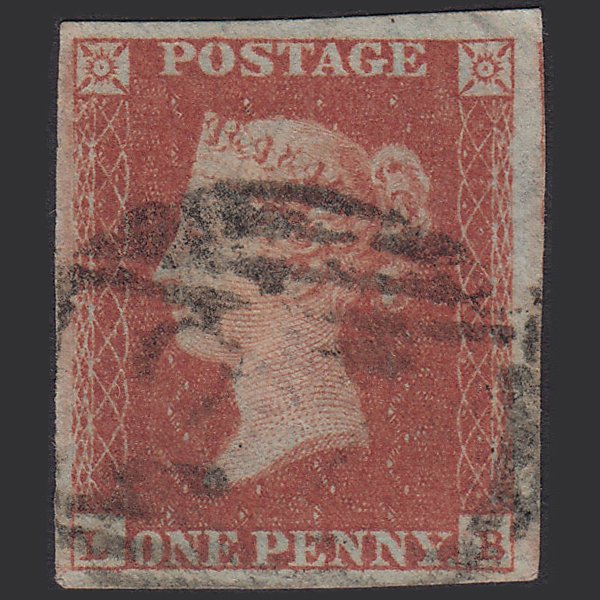 GB QV 1841 1d Red-brown (Plate 99) SG8-B1(1) LB GU 4M Imperf Arundel 27