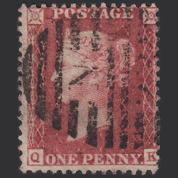 GB QV 1857 1d Rose-red (Plate 47) SG40-C10(1) QK FU London D&S N23