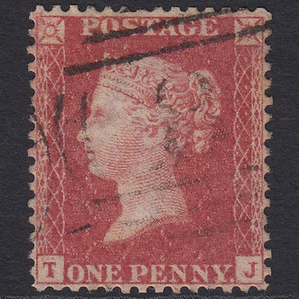 GB QV 1857 1d (Plate 58) SG40-C10(1) TJ FU Alnwick 8 Perfect Centring