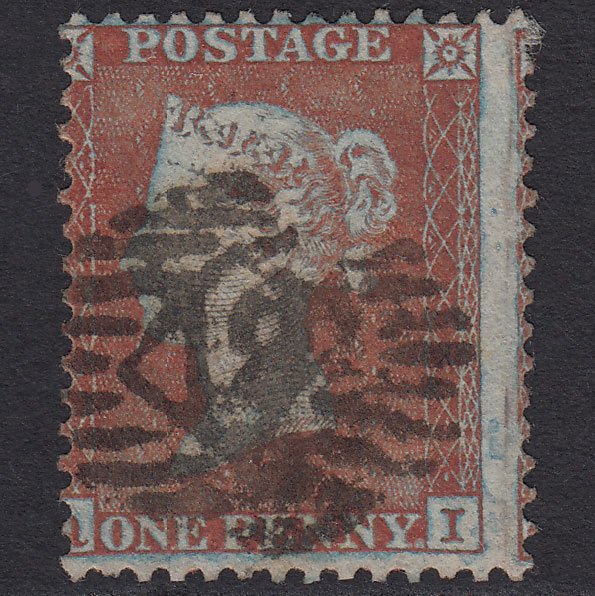 GB QV 1855 1d (Plate 200) SG22-C2(1) Framed Reverse QI GU London IS Cancel