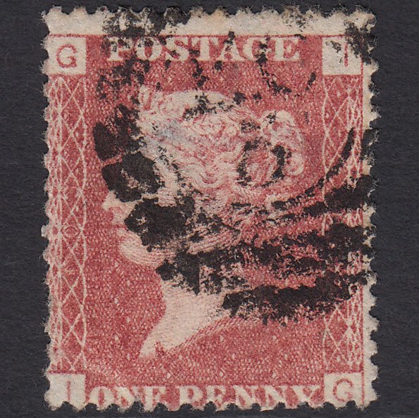 GB QV 1864 1d Lake-red (Plate 103) SG44-G1(2) IG GU London D&S EC5 59da