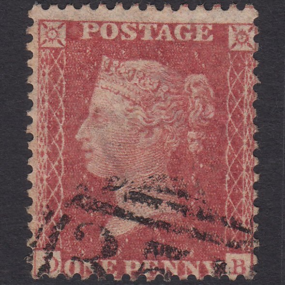 GB QV 1857 1d Rose-red (Plate 56) SG40-C10(1) DB FU Helston 351