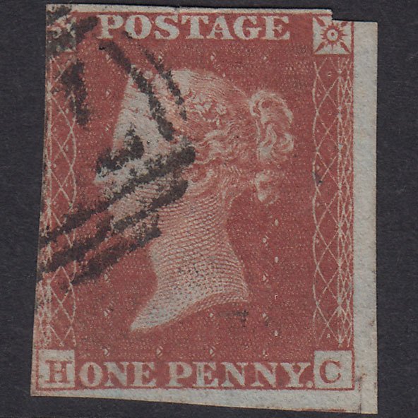 GB QV 1841 1d Red-Brown Plate 177 SG8-B2(1) HC GU