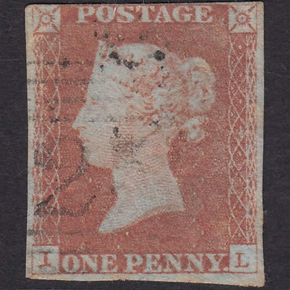 GB QV 1841 1d Red-Brown Plate 65 SG8-B1(1) IL GU Missing Imprimatur Nr 4M