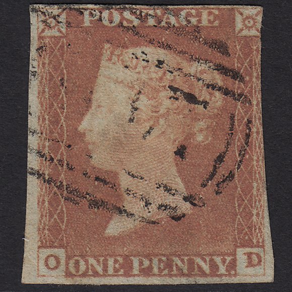 GB QV 1841 1d Red-brown (Plate 79) SG8-B1(1) OD GU Light Cancel