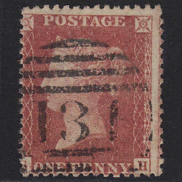 GB QV 1857 1d Rose-red (Plate 68) SG40-C10(1) SH FU