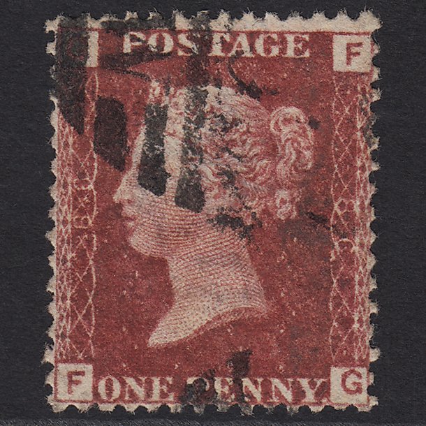 GB QV 1864 1d Lake-red (Plate 86) SG44-G1(2) FG FU London D&S Canc_13