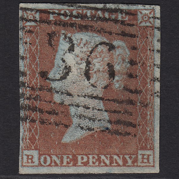 GB QV 1841 1d Red-brown (Plate 101) SG8-B1(1) RH FU Banff 36 4M Imperf