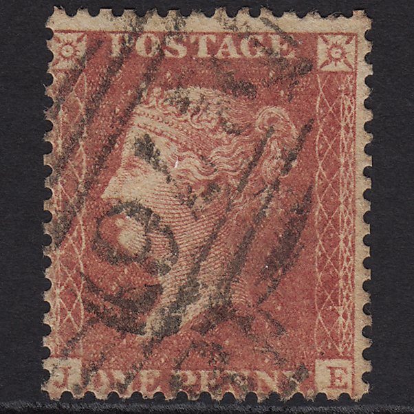 GB QV 1857 1d Rose-red (Plate 47) SG40-C10(1) JE GU Whitchurch 876