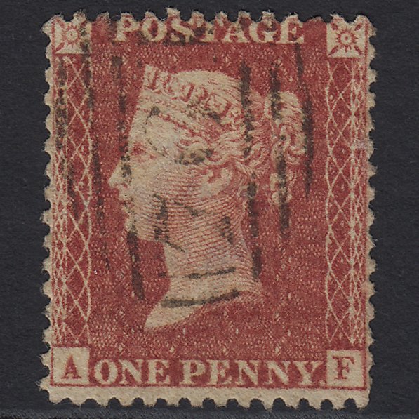 GB QV 1857 1d Rose-red SG40-C10(1) AF GU Miss Imprimatur Sunderland 761