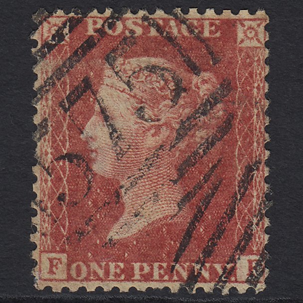 GB QV 1857 1d Rose-red (Plate 47) SG40-C10(1) FF GU Norwich 575