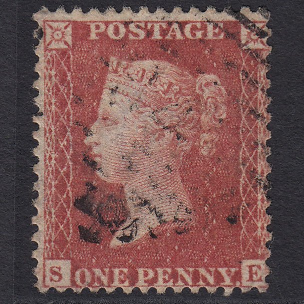 GB QV 1857 1d Rose-red (Plate 47) SG40-C10(1) SE FU Ireland