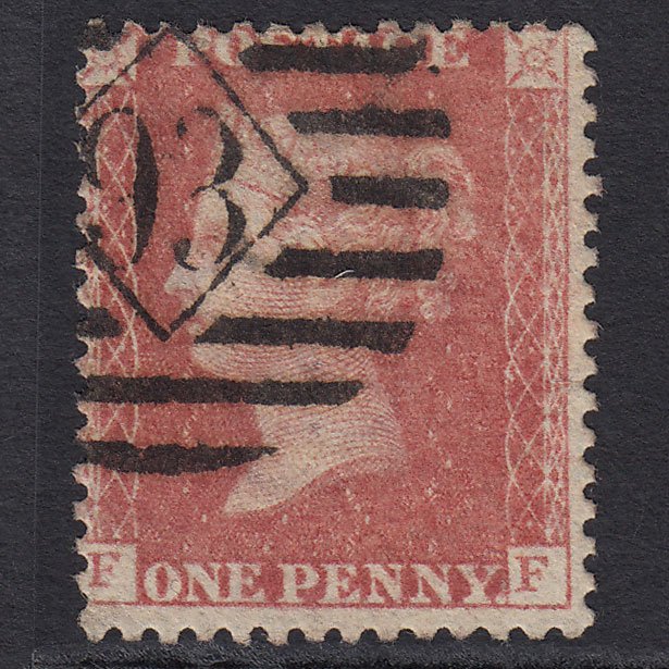 GB QV 1861 1d Rose-red (Plate 51) SG42-C12(3) FF FU 93 93ph3