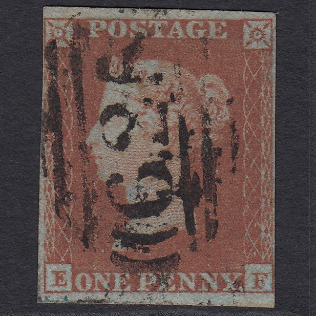 GB QV 1841 1d Red-brown (Plate 126) SG8-B2(1) EF GU