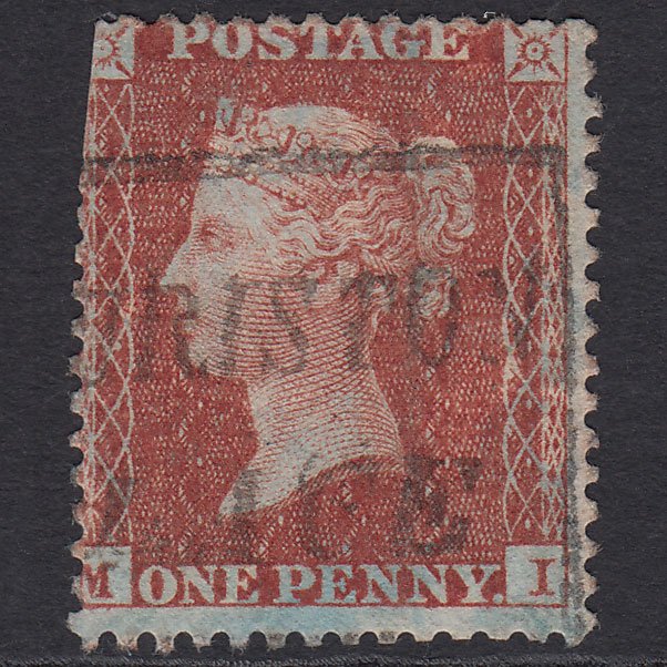 GB QV 1855 1d Red-brown (Plate 1) SGC6(1) MI GU Lauriston Place Scots Local