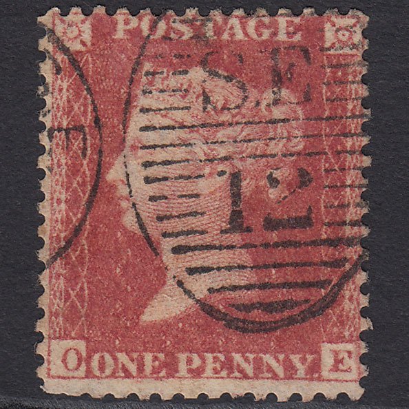 GB QV 1857 1d Rose-red (Plate 58) SG40-C10(1) OE GU London D&S SE12