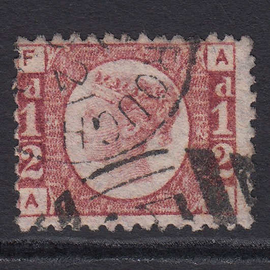 GB QV 1870 1/2d Rose-red (Plate 12) SG48-G4 AF FU