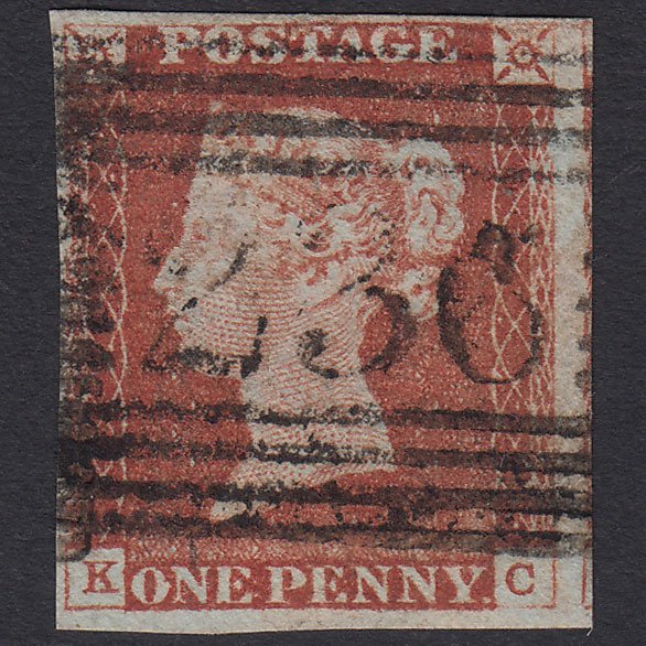 GB QV 1841 1d Red-brown (Plate 59) SG8-B1(1) KC FU Lochinver 236