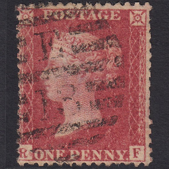 GB QV 1857 1d Rose-red (Plate 66) SG40-C10(1) RF GU London D&S E13