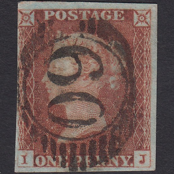 GB QV 1841 1d Red-brown (Plate 79) SG8-B1(1) IJ FU London D&S 60