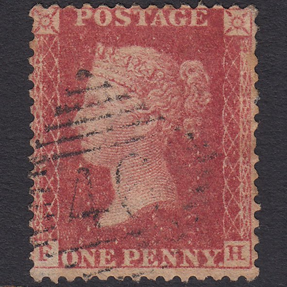 GB QV 1861 1d Rose-red (Plate 51) SG42-C12(3) FH GU Ballymena 46