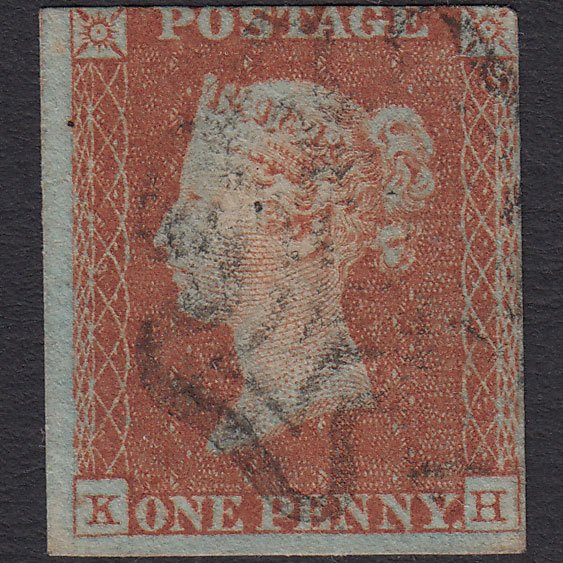 GB QV 1841 1d Red-brown (Plate 22) SG8-B1(1) KH GU Missing Imprimatur MX