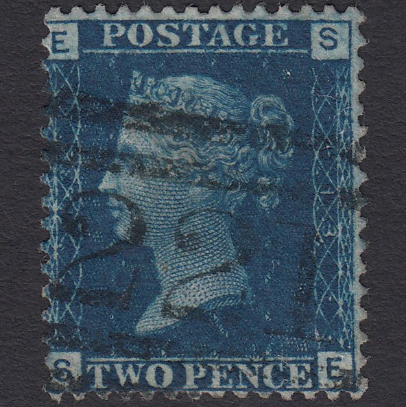 GB QV 1869 2d Blue (Plate 13) SG46-G3 SE VFU Leith 221