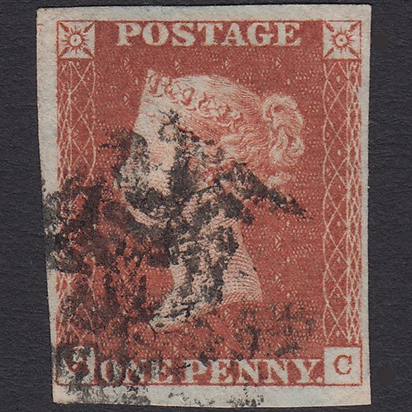 GB QV 1841 1d (Plate 22) SG8-B1(1) GUideline QC FU Missing Imprimatur 4M MX