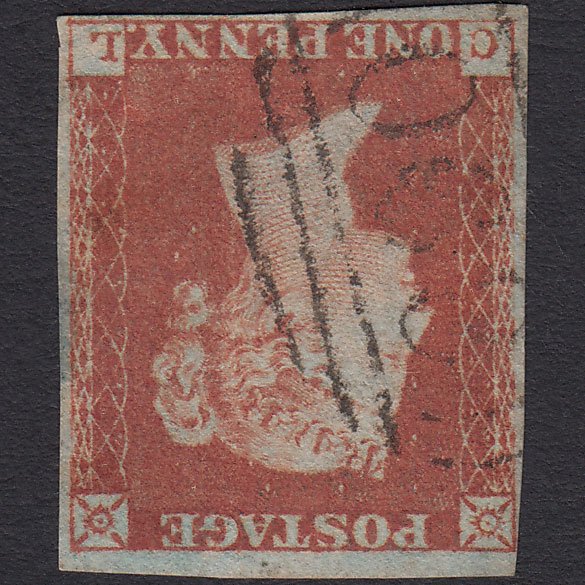 GB QV 1841 1d Red-brown (Plate 126) SG8-B2(1) Wmk Inv CL GU Windsor 890