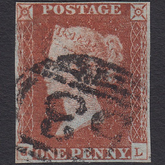 GB QV 1841 1d Red-brown (Plate 70) SG8-B1(1) JL FU Bath 53