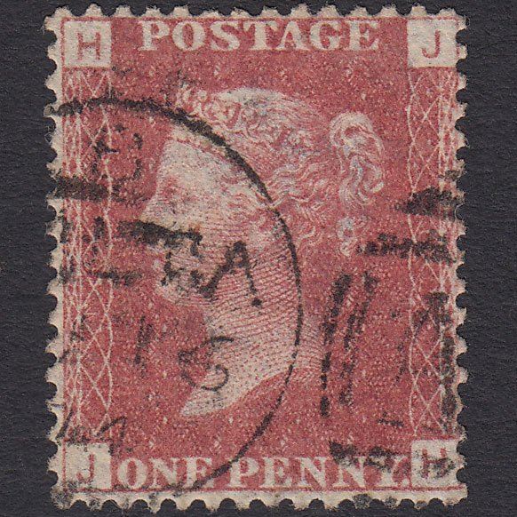 GB QV 1864 1d Rose-red (Plate 162) SG43-G1(1) JH VFU Malta A25 Z30
