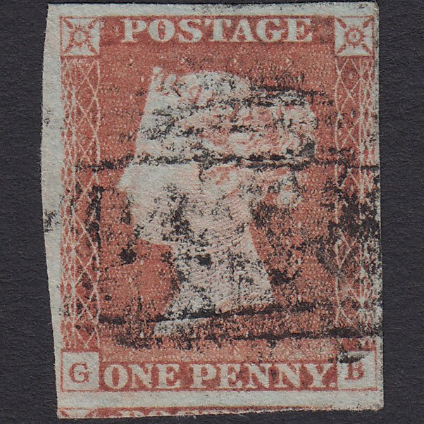 GB QV 1841 1d Pale Red-brown (Plate 68) SG9-B1(3) GB GU 4 Margins
